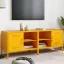 2 db mustársárga acél TV-szekrény 68 x 39 x 50,5 cm