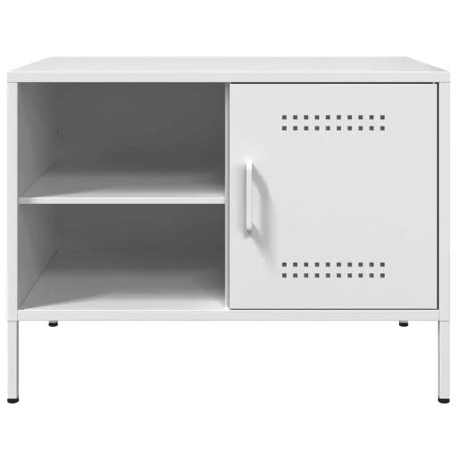 Fehér acél TV-szekrény 68 x 39 x 50,5 cm