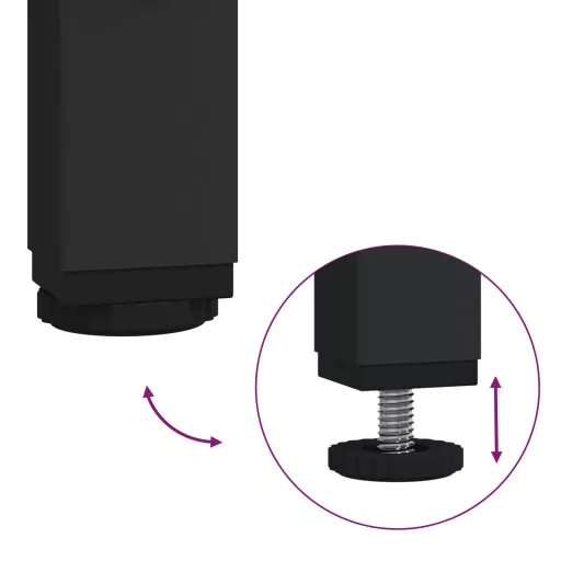 Acél tálalóasztal átlátszó üveglappal 118,5 x 30 x 81 cm