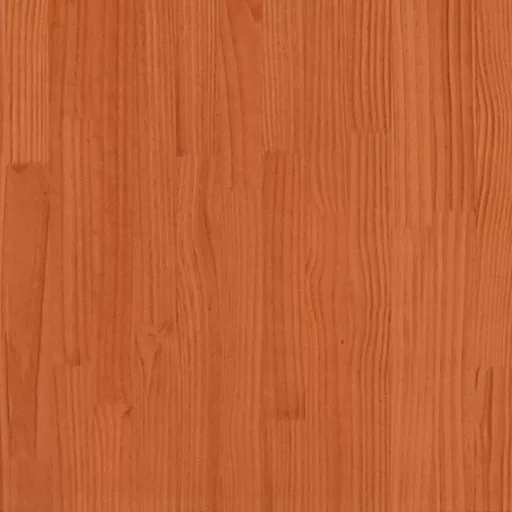 Viaszbarna tömör fenyőfa futon kanapéágy matraccal 60x206x11 cm