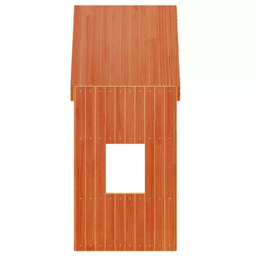 Viaszbarna tömör fenyőfa gyerekágytető 60 x 89 x 134,5 cm