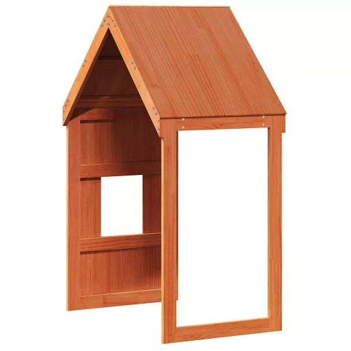 Viaszbarna tömör fenyőfa gyerekágytető 60 x 89 x 134,5 cm