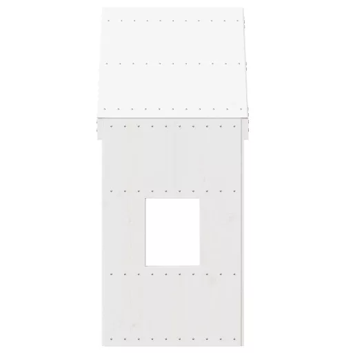 Fehér tömör fenyőfa gyerekágytető 60 x 99 x 139,5 cm