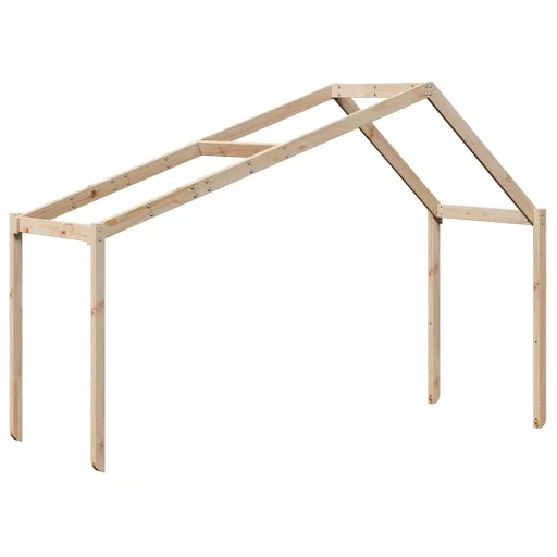 Tömör fenyőfa gyerekágytető 213 x 95,5 x 144,5 cm