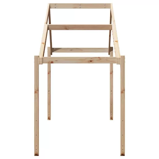 Tömör fenyőfa gyerekágytető 213 x 95,5 x 144,5 cm