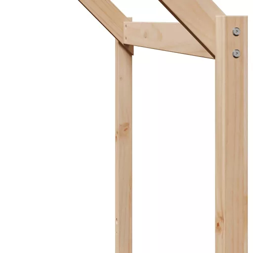 Tömör fenyőfa gyerekágytető 213 x 95,5 x 144,5 cm