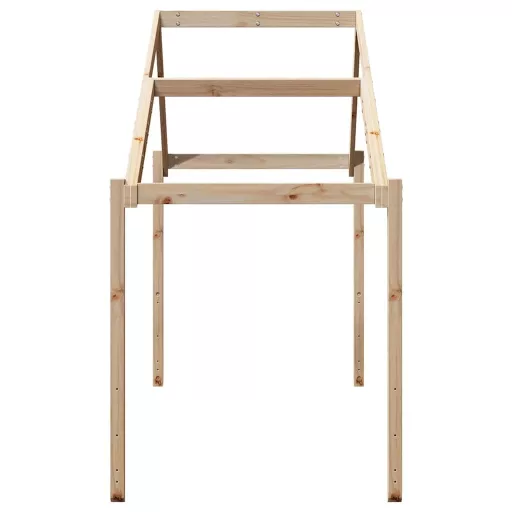 Tömör fenyőfa gyerekágytető 213 x 85,5 x 144,5 cm