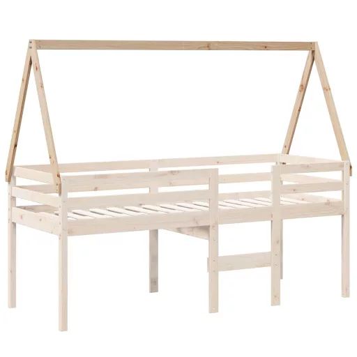 Tömör fenyőfa gyerekágytető 209 x 85,5 x 88 cm