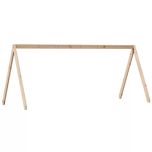 Tömör fenyőfa gyerekágytető 209 x 85,5 x 88 cm