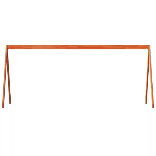 Viaszbarna tömör fenyőfa gyerekágytető 199 x 95,5 x 88 cm