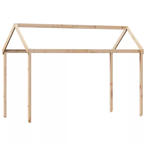 Tömör fenyőfa gyerekágytető 217 x 95,5 x 159 cm