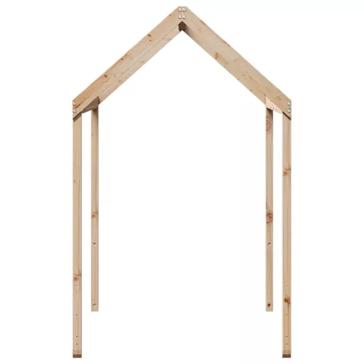 Tömör fenyőfa gyerekágytető 217 x 85,5 x 154 cm