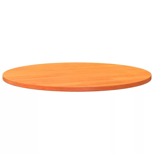 Viaszbarna tömör fenyőfa kerek asztallap Ø80 x 2,5 cm
