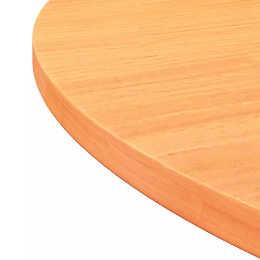 Viaszbarna tömör fenyőfa kerek asztallap 90 x 2,5 cm