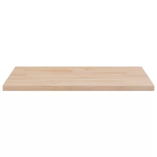 2 db tömör fenyőfa téglalap alakú asztallap 60 x 30 x 1,7 cm