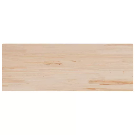 Tömör fenyőfa téglalap alakú asztallap 110 x 40 x 1,7 cm