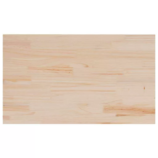 3 db tömör fenyőfa téglalap alakú asztallap 80 x 47 x 1,7 cm