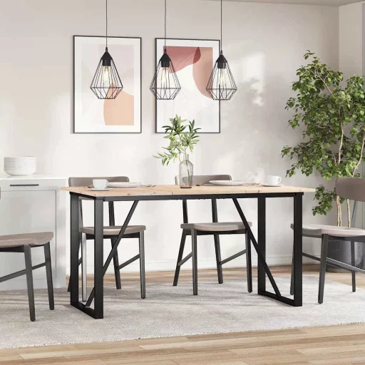 3 db tömör fenyőfa téglalap alakú asztallap 80 x 47 x 1,7 cm