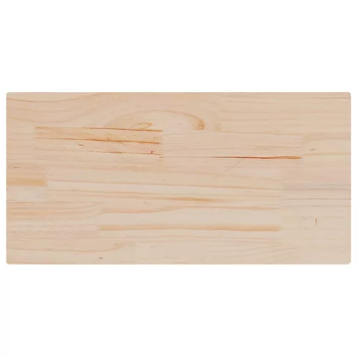 4 db tömör fenyőfa téglalap alakú asztallap 90 x 45 x 1,7 cm
