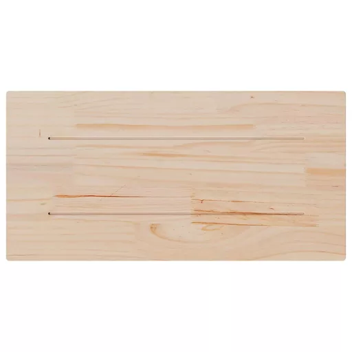 4 db tömör fenyőfa téglalap alakú asztallap 90 x 45 x 1,7 cm