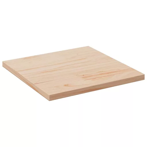 Tömör fenyőfa négyzet alakú asztallap 50 x 50 x 2,5 cm