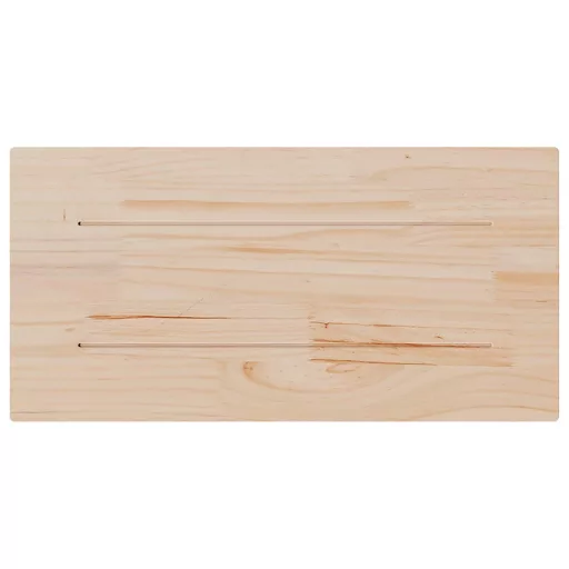2 db tömör fenyőfa téglalap alakú asztallap 70 x 35 x 2,5 cm