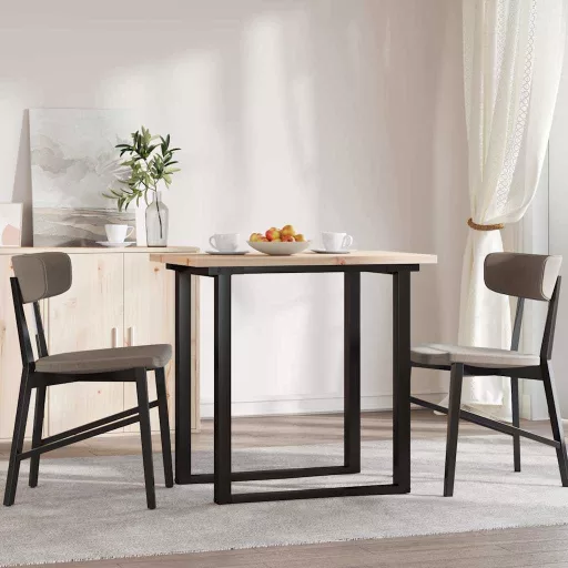 Tömör fenyőfa téglalap alakú asztallap 80 x 50 x 2,5 cm