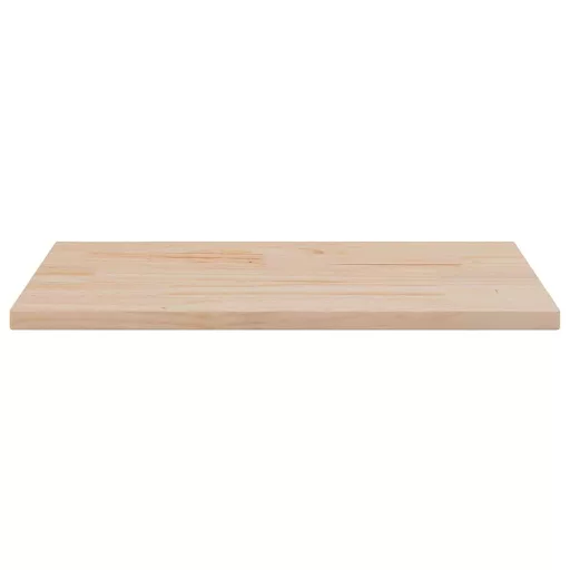 2 db tömör fenyőfa téglalap alakú asztallap 80 x 40 x 2,5 cm