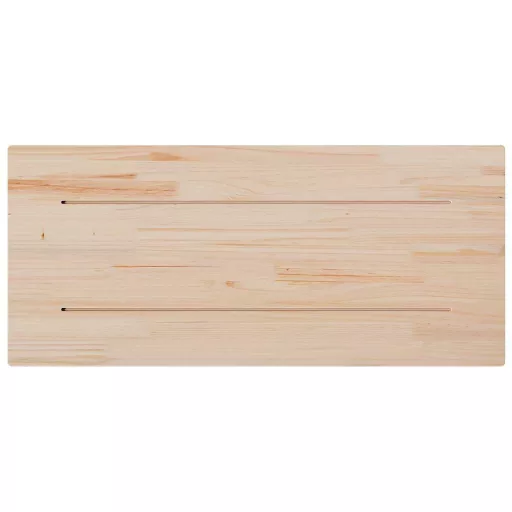 Tömör fenyőfa téglalap alakú asztallap 90 x 40 x 2,5 cm