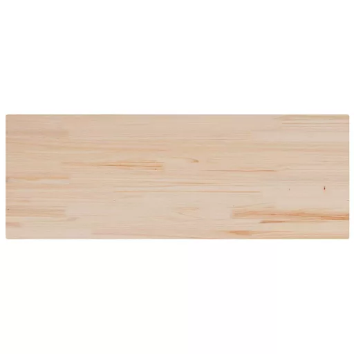 Tömör fenyőfa téglalap alakú asztallap 110 x 40 x 2,5 cm