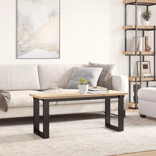 Tömör fenyőfa téglalap alakú asztallap 110 x 40 x 2,5 cm