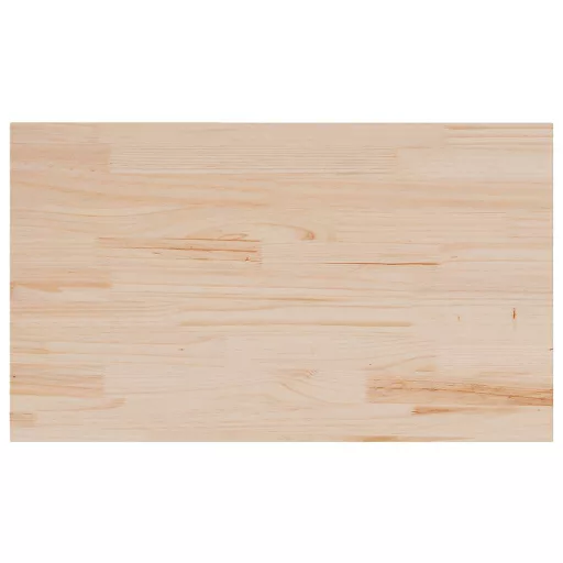 3 db tömör fenyőfa téglalap alakú asztallap 80 x 47 x 2,5 cm