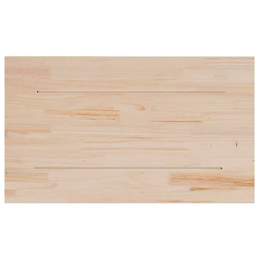 3 db tömör fenyőfa téglalap alakú asztallap 80 x 47 x 2,5 cm