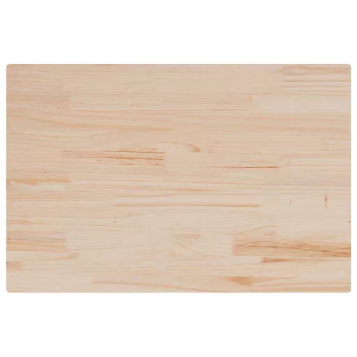 3 db tömör fenyőfa téglalap alakú asztallap 80 x 53 x 2,5 cm