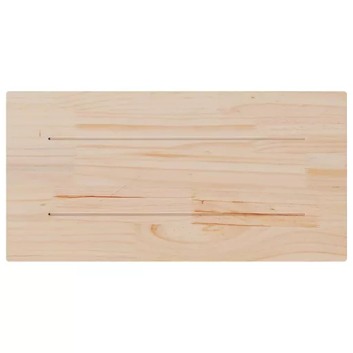 4 db tömör fenyőfa téglalap alakú asztallap 90 x 45 x 2,5 cm