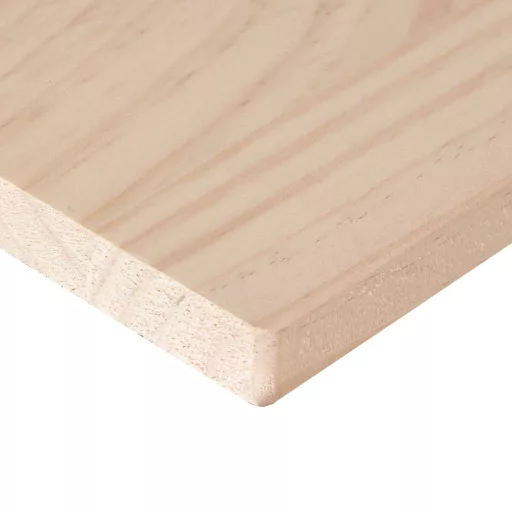4 db tömör fenyőfa téglalap alakú asztallap 90 x 45 x 2,5 cm