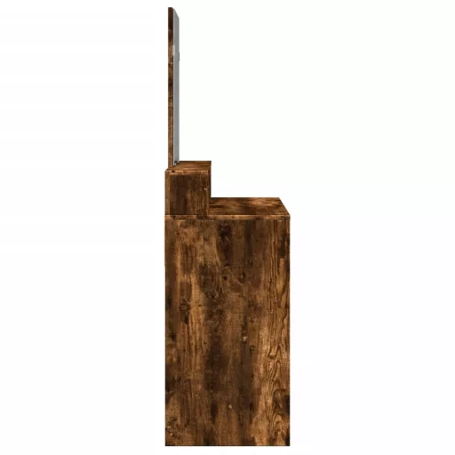 Füstös tölgy színű fésülködőasztal tükörrel 80 x 41 x 144,5 cm