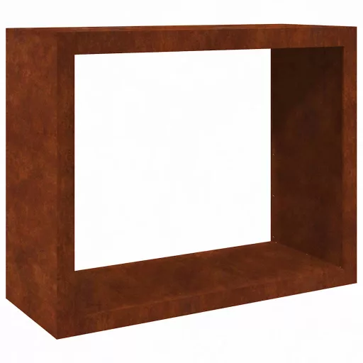 Tűzifa állvány 100x40x80 cm időjárásálló acélból