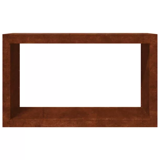 Tűzifa állvány 100x40x60 cm időjárásálló acélból