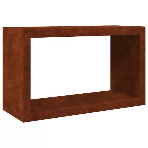 Tűzifa állvány 100x40x60 cm időjárásálló acélból