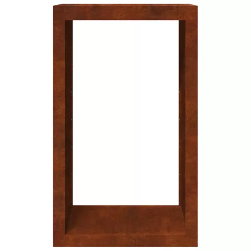 Tűzifaállvány 60x40x100 cm időjárásálló acélból