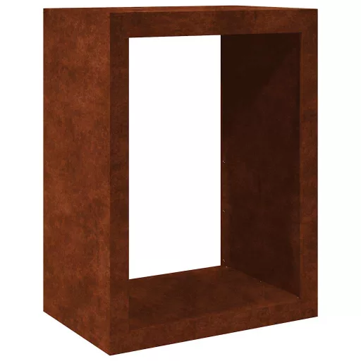 Tűzifa állvány 60x40x80 cm időjárásálló acélból