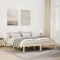Tömör fenyőfa extra hosszú ágykeret matrac nélkül 160 x 210 cm