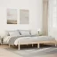 Tömör fenyőfa extra hosszú ágykeret matrac nélkül 180 x 210 cm
