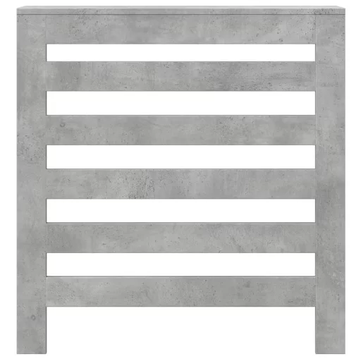 Betonszürke szerelt fa radiátorburkolat 78 x 20 x 82 cm