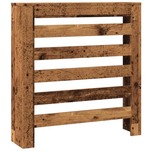 Antik fa színű szerelt fa radiátorburkolat 78 x 20 x 82 cm