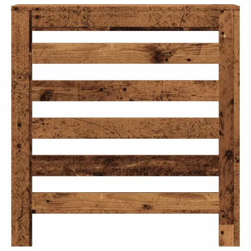Antik fa színű szerelt fa radiátorburkolat 78 x 20 x 82 cm