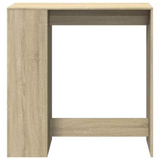 Sonoma tölgy szerelt fa bárasztal tárolókkal 101x40x103,5 cm