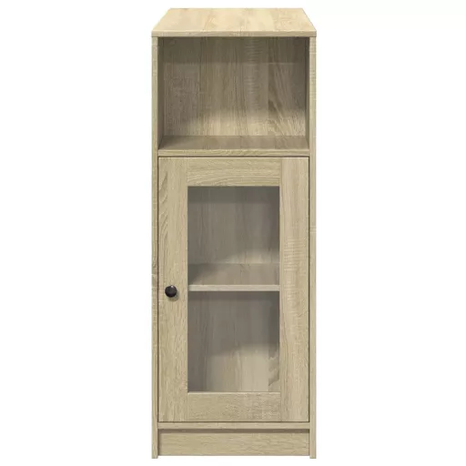 Sonoma tölgy szerelt fa bárasztal tárolókkal 101x40x103,5 cm