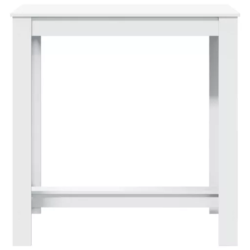 Fehér szerelt fa bárasztal 102 x 50 x 103,5 cm